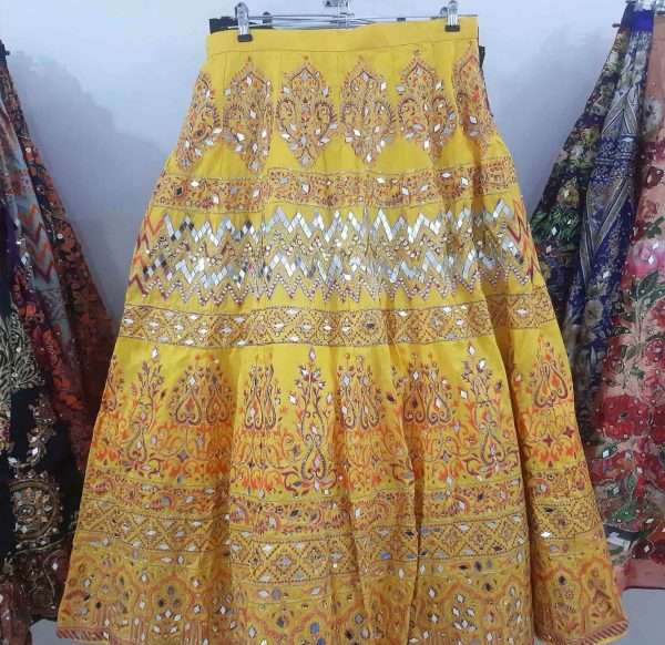 Kattan Silk Lehnga - Image 6