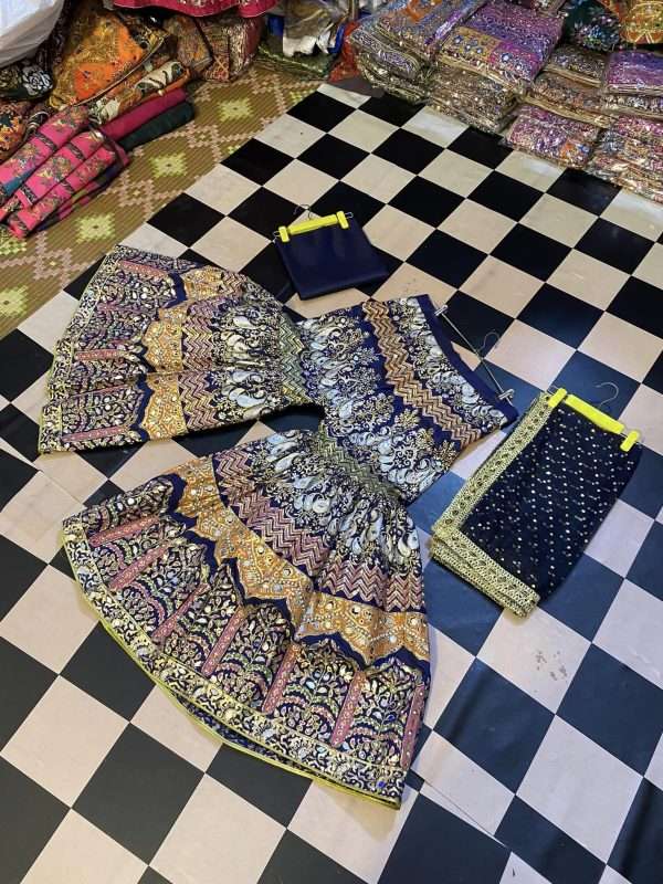 Kattan Silk Garara Three Piece - Image 11