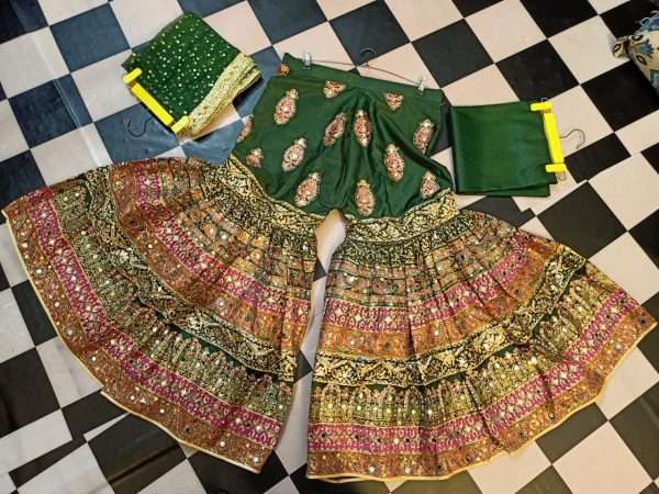 Kattan Silk Garara Three Piece - Image 6