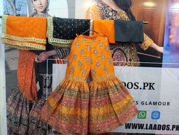 Kattan Silk Garara Three Piece